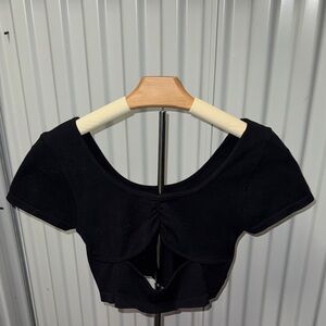 Aeropostale Black Crop Top